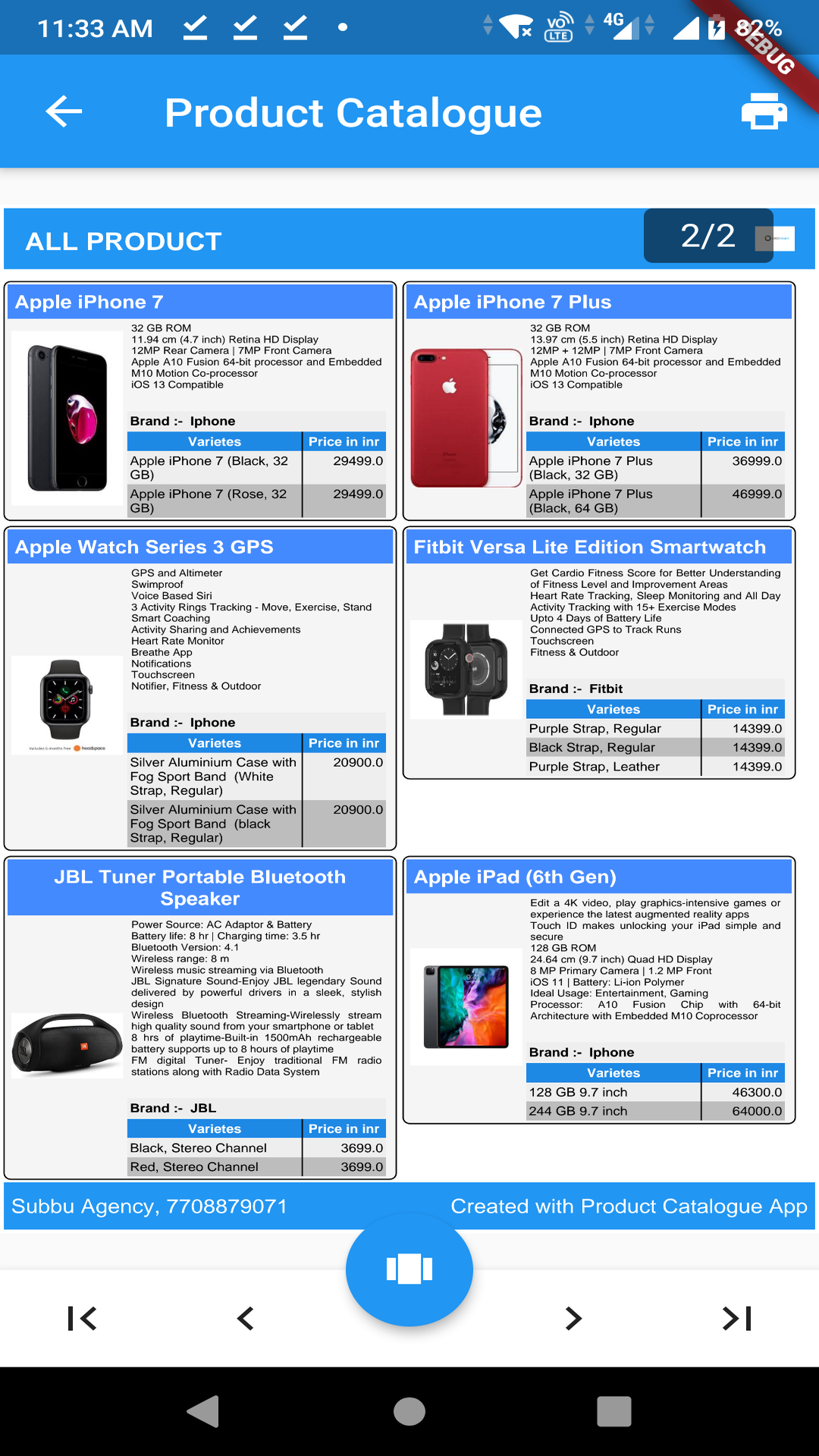 Product ECatalogue It's All Widgets!